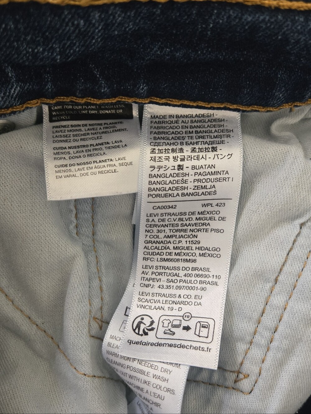 Levis 505 Medium Wash Jeans Size Waist 32 L32 - Picture 8 of 10